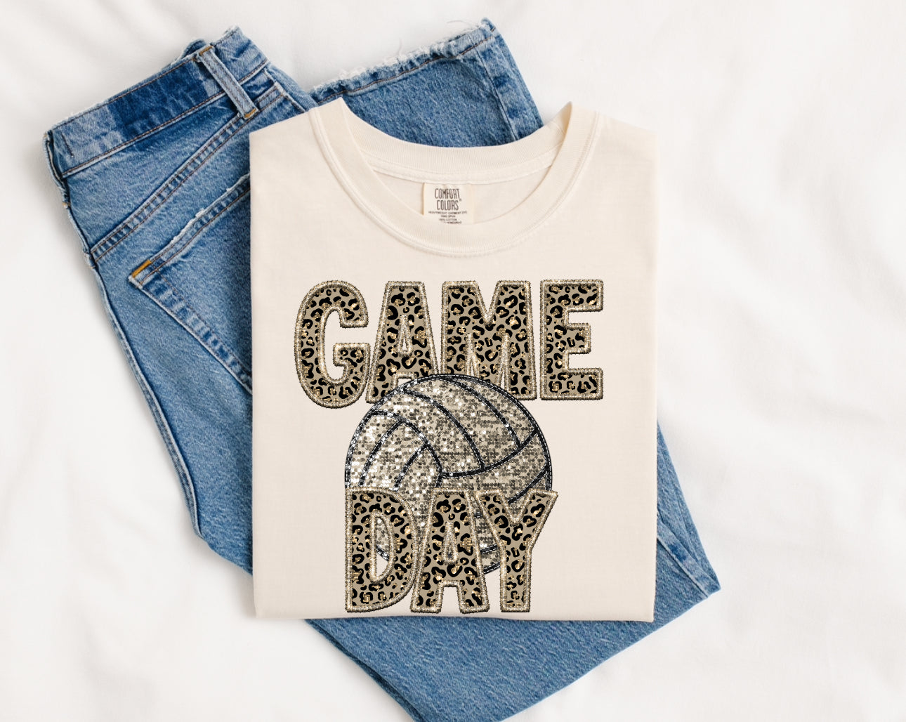 Leopard Game Day Bella Short Sleeve Shirt 3001