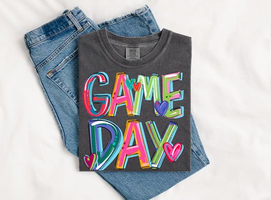 Cheery Game Day + Hearts On Comfort Color Collection