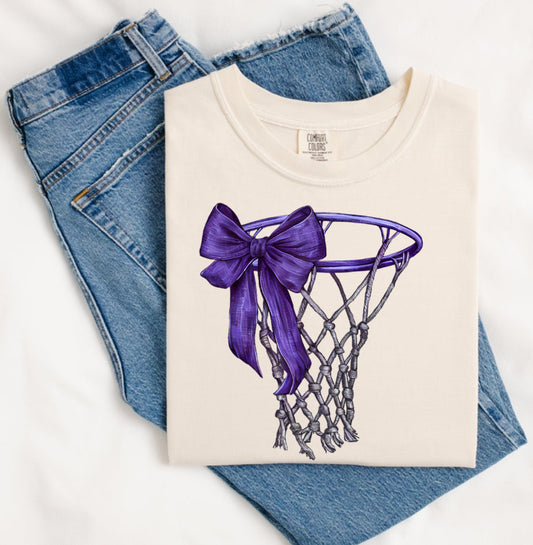 Purple Hoop On Comfort Color Collection