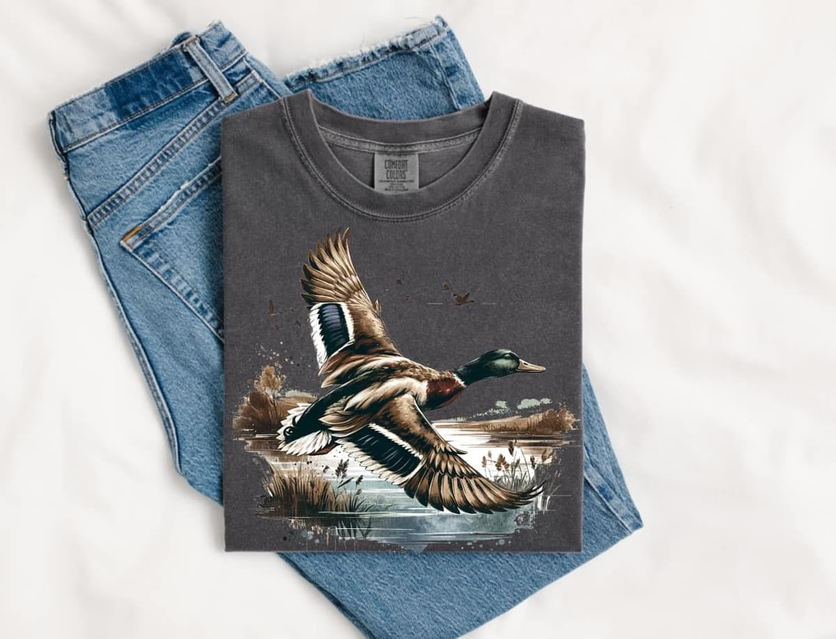 Mallard Duck On Comfort Color Collection