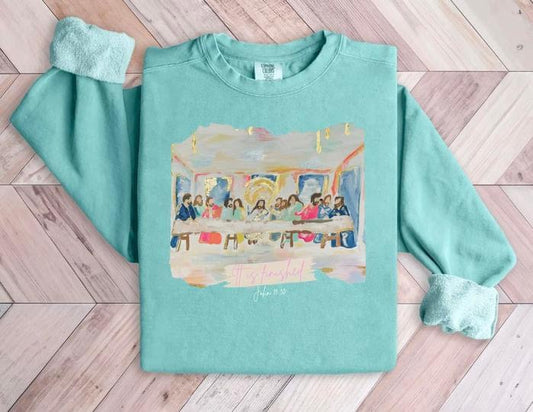 Last Supper Christian Comfort Color Short Sleeve 1717