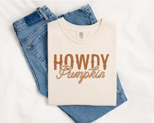 Howdy Pumpkin On Comfort Color Collection