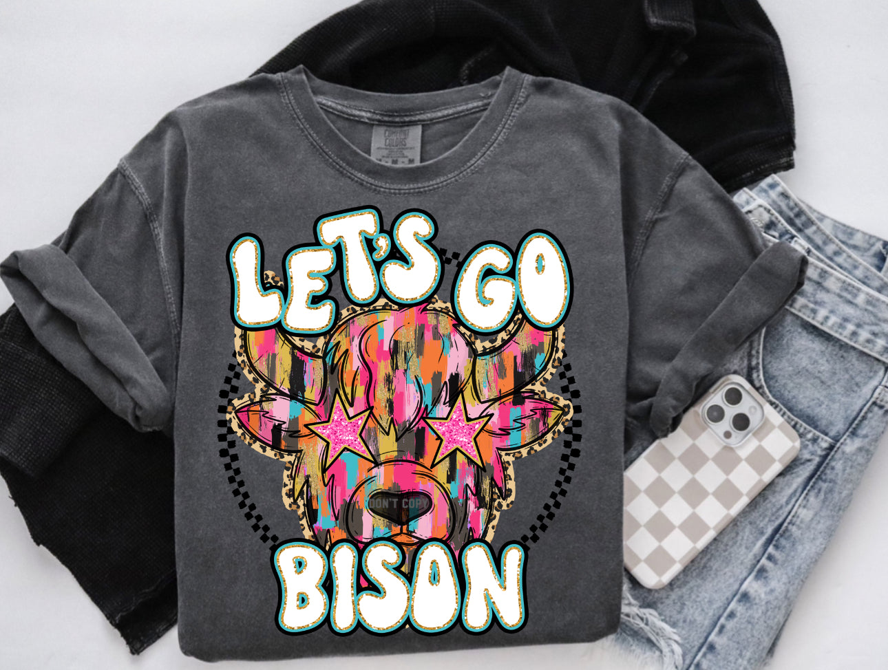 Let’s Go Mascot Sweatshirt Gildan 18000