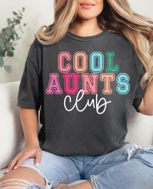 Cool Aunts Club On Comfort Color Collection