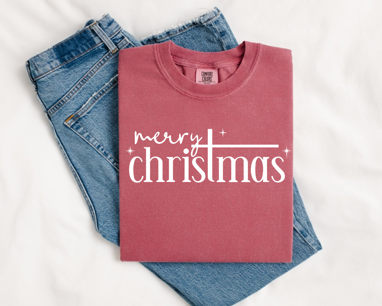 Merry Christmas Comfort Color Sweatshirt 1566